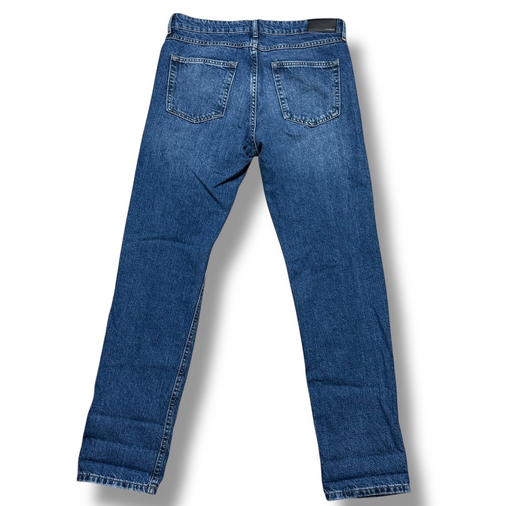 Forever 21 Straight Leg Ripped Distressed Denim Jeans Mens Size 32 - Picture 11 of 13